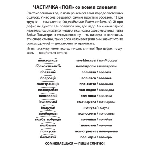 Идеальная грамотность. Без правил и зубрежки. Мнемокарты 29 шт