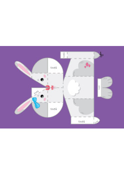 Объёмная кошка и другие зверюшки своими руками. Набор для творчества c наклейками  4+