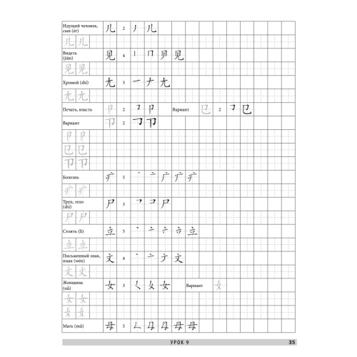 Китайский язык. Обучающие прописи