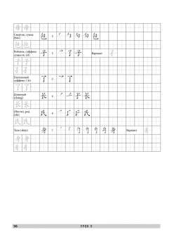 Китайский язык. Обучающие прописи