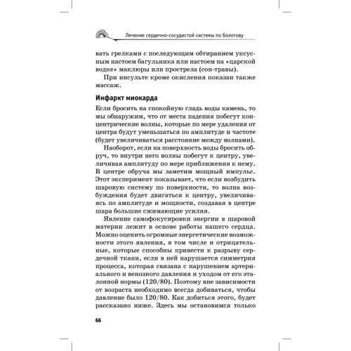 Лечение сердечно-сосудистой системы по Болотову