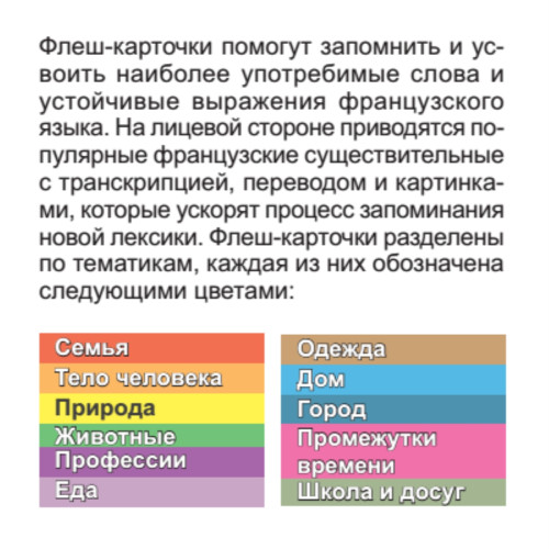 500 самых нужных французских слов и фраз. Флеш-карточки