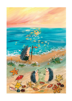 Ёжики, Домик и Кот