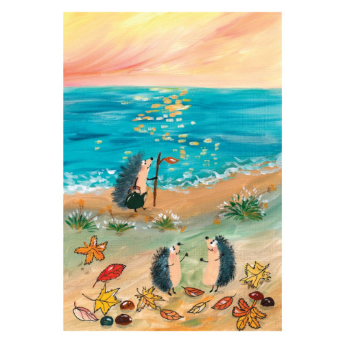 Ёжики, Домик и Кот