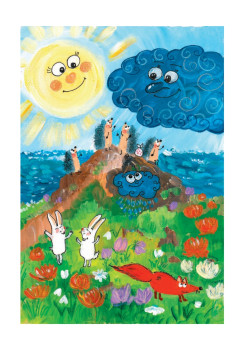 Ёжики, Домик и Кот