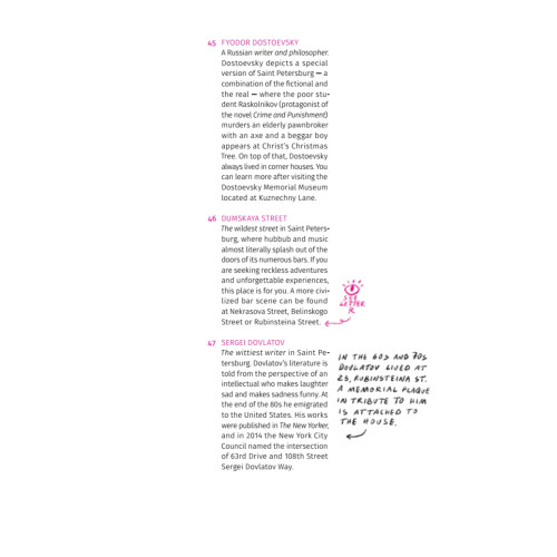 The Saint Petersburg Alphabet. The informal guidebook