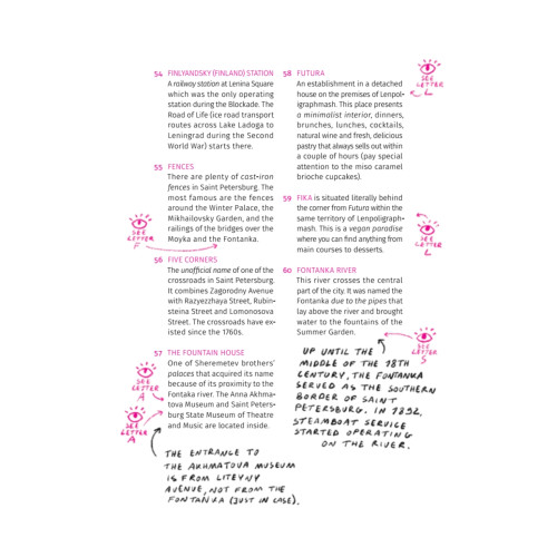 The Saint Petersburg Alphabet. The informal guidebook