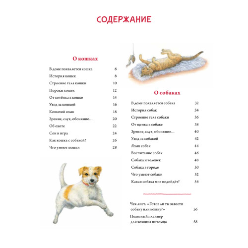 Моя самая красивая книга о кошках и собаках