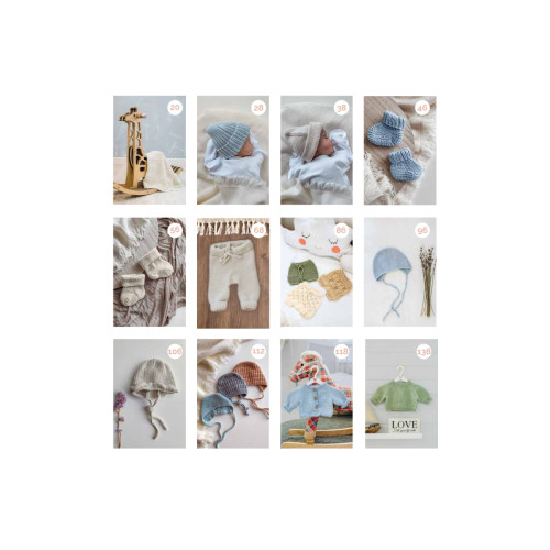 Вяжем спицами для новорожденных. 13 миниатюрных моделей