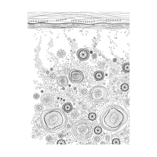 Антистрессовая книга-раскраска Зендудл