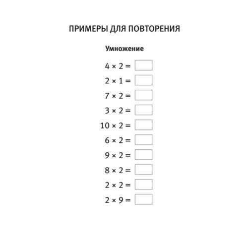 Таблица умножения. Простая система запоминания
