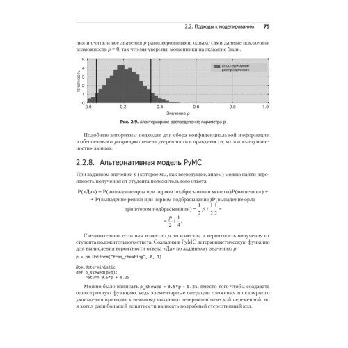 Вероятностное программирование на Python: байесовский вывод и алгоритмы