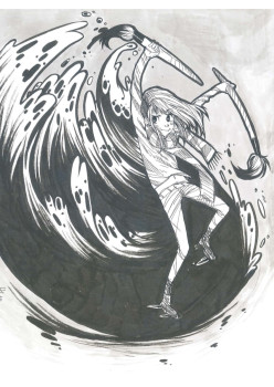 Рисуем персонажей маркерами. Иллюстрации в стиле манги для начинающих