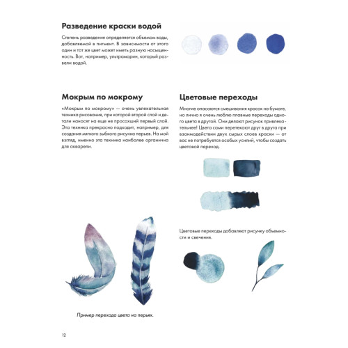 Рисуем акварелью: птицы леса и сада