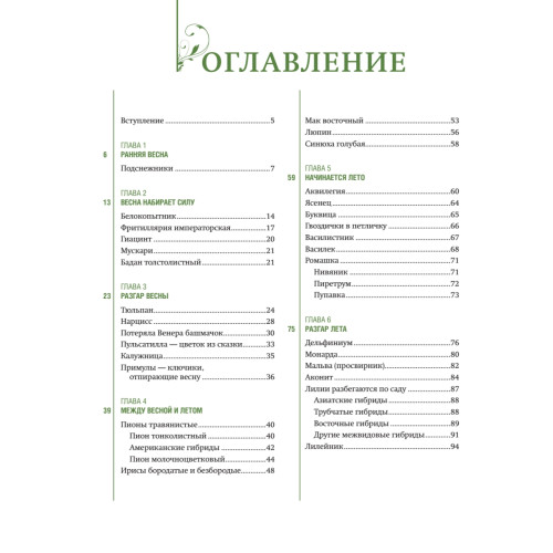Садовые цветы от снега до снега
