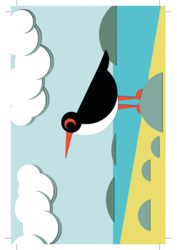 Аппликации. Веселые птички. 15 карточек 5+