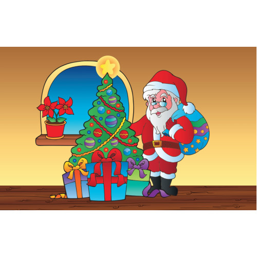 Новогодние игры и затеи для детей. 18 карточек 5+