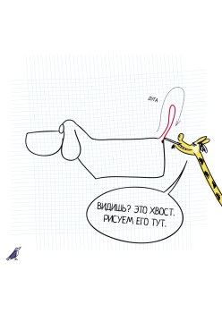 Как нарисовать котика и собачку