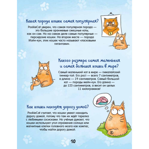 Почему кот мурлычет и ещё 100 ответов на детские «почему» про кошек от PookieCat 4+