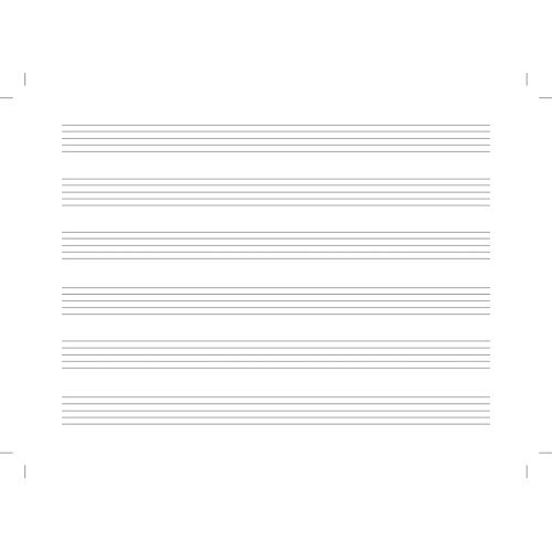 Тетрадь для нот. Котенок Рыжик