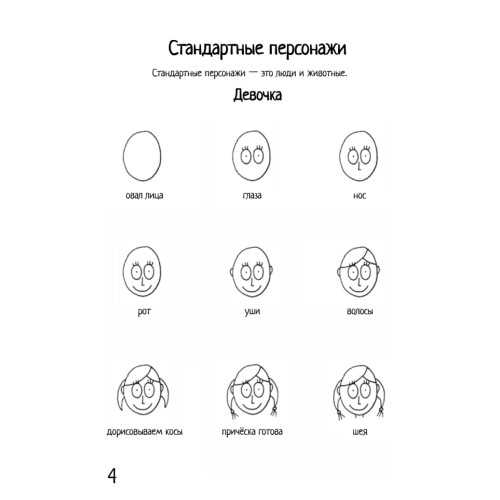Рисуем историю: добрый лось и другие персонажи