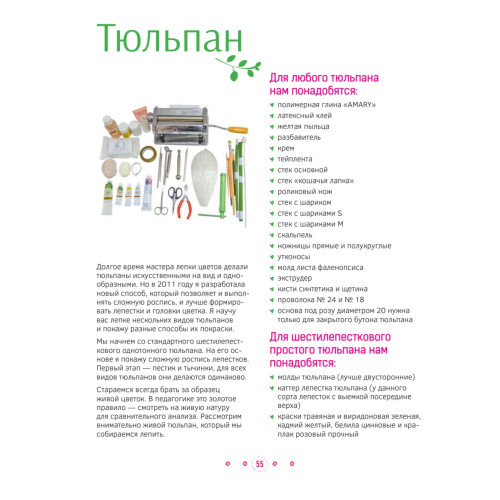 Цветы из полимерной глины. Основы керамофлористики
