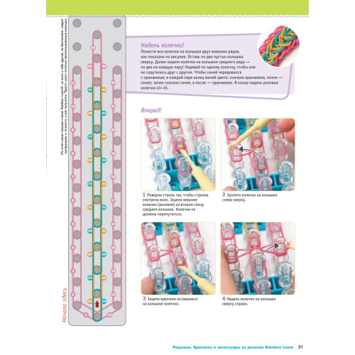 Радужки®. Браслеты и аксессуары из резинок Rainbow loom®