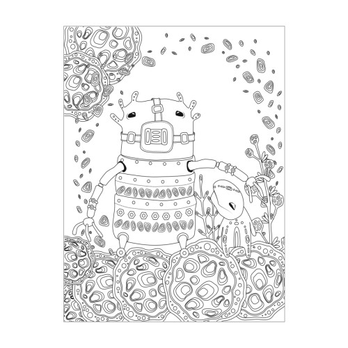 Книга-раскраска Зендудл