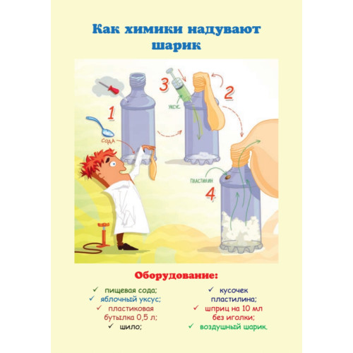 Увлекательные опыты с водой, воздухом и химическими веществами. 25 развивающих карточек