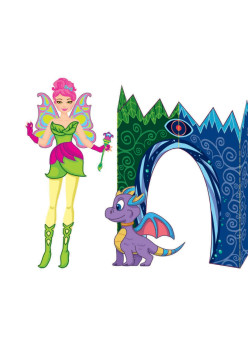 Феи. Вырезаем и складываем из бумаги. Волшебные наряды и интерьер 4+